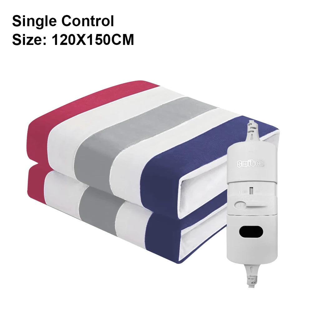 Electric Blanket 220V Thicker Automatic Thermostat Electric Heating Blanket Body Warmer Thermal Mattress for Room Blanket Heated